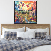 Toile Rivière céleste (Insitu(Chambre))