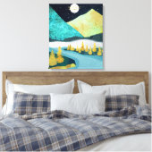 Toile Rivière dorée (Insitu(Chambre))