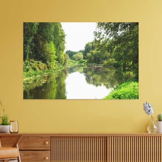Toile Rivière Dorée Calme (Insitu(Salon))