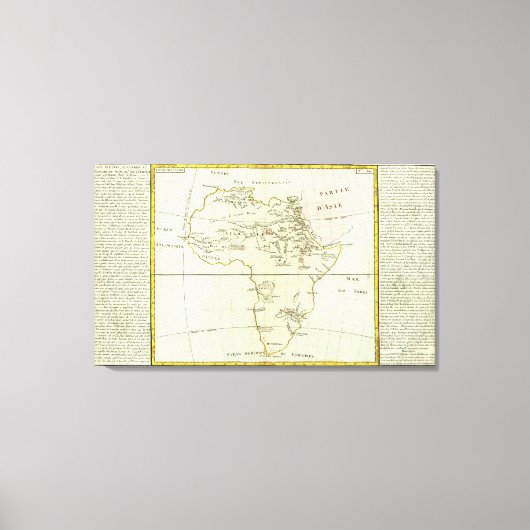 Toile Rivière et montagnes d'Afrique (Recto)