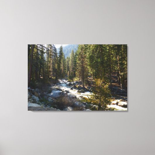 Toile Rivière Kaweah dans le parc national de Sequoia (Recto)