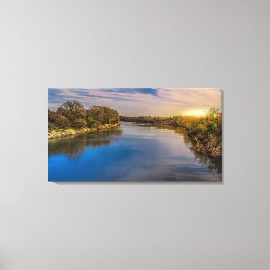 Toile Rivière Sunrise (Recto)
