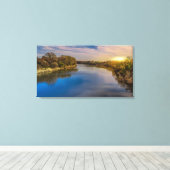 Toile Rivière Sunrise (Insitu (Plancher de Bois))