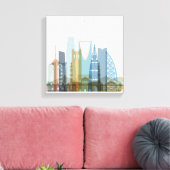 Toile Riyad, Arabie Saoudite | Ville Skyline (Insitu(Salon))