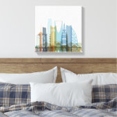 Toile Riyad, Arabie Saoudite | Ville Skyline (Insitu(Chambre))