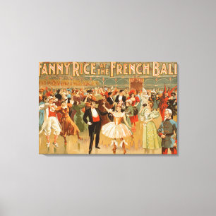 Toile Riz de Fanny au Theatrical français de boule