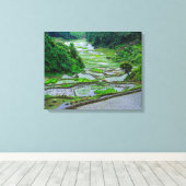 Toile Rizières de Banaue, Luzon (Insitu (Plancher de Bois))
