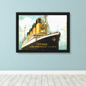 Toile RMS Titanic 100e anniversaire (Insitu (Plancher de Bois))