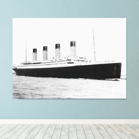 Toile RMS Titanic Passenger Liner (Insitu (Plancher de Bois))