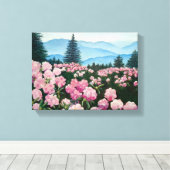 Toile Roan Mountain Rhododendrons peinture à l'huile Imp (Insitu (Plancher de Bois))