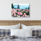 Toile Roan Mountain Rhododendrons peinture à l'huile Imp (Insitu(Chambre))
