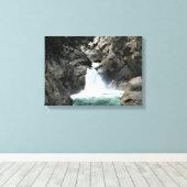 Toile Roaring River Falls, King's Canyon, CA (Insitu (Plancher de Bois))