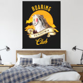 Toile Roaring Sundown Club Sabertooth Tiger (Insitu(Chambre))