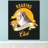 Toile Roaring Sundown Club Sabertooth Tiger (Insitu (Plancher de Bois))