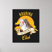 Toile Roaring Sundown Club Sabertooth Tiger (Recto)