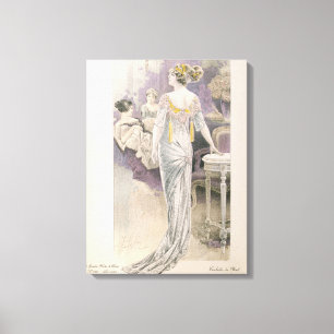 Toile Robe de boule, des 'modes De Paris de Les Grandes