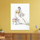 Toile Robe du soir ou robe mariage, assiette de mode de (Insitu(Salon))