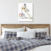 Toile Robe du soir ou robe mariage, assiette de mode de (Insitu(Chambre))