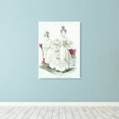 Toile Robe mariage, Salons de Courrier "Le Follet" (Insitu (Plancher de Bois))