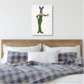 Toile Robe verte de lapin (Insitu(Chambre))