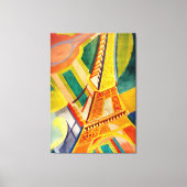 Toile Robert Delaunay - Tour Eiffel (Recto)