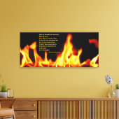 Toile Robert Frost Fire and Ice Wrapper Canvas Imprimer (Insitu(Salon))