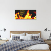 Toile Robert Frost Fire and Ice Wrapper Canvas Imprimer (Insitu(Chambre))