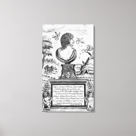 Toile Robert Herrick, gravé par l'artiste (Recto)