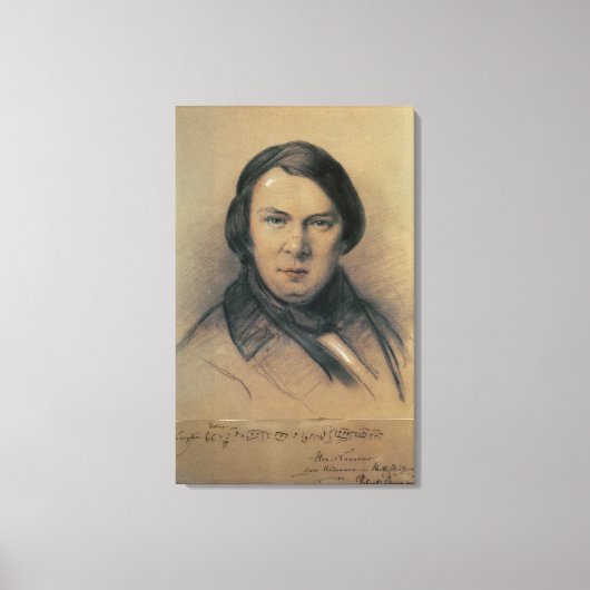 Toile Robert Schumann 1853 (Recto)