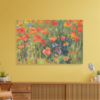 Robert Vonnoh Coquelicots Rouges 1888 Art Impressi