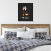 Toile Robes élégantes noires longues classiques d'Hallow (Insitu(Chambre))
