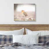 Toile Robin Bird Nature Photo (Insitu(Chambre))
