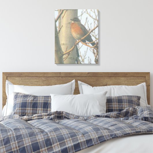Toile - Robin d'hiver (Insitu(Chambre))