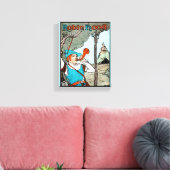 Toile Robin Hood Antique Illustration Joyeux Hommes (Insitu(Salon))