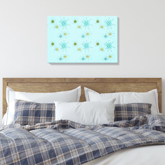 Toile Robin's Oeuf Blue Starbursts Canvas Imprimer (Insitu(Chambre))