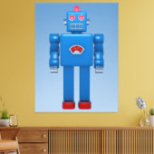 Toile Robot bleu 02 (Insitu(Salon))