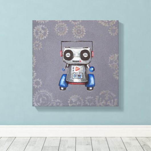 Toile Robot Boomer (Insitu (Plancher de Bois))