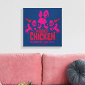 Toile Robot Chicken Nerd Unicorn (Insitu(Salon))