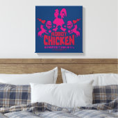 Toile Robot Chicken Nerd Unicorn (Insitu(Chambre))