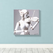 Toile Robot porcelaine (Insitu (Plancher de Bois))