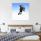 Toile Robot volant noir (Insitu(Chambre))