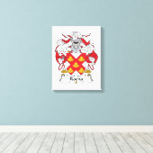 Toile Rocha Family Crest (Insitu (Plancher de Bois))