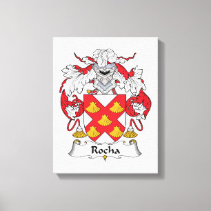 Toile Rocha Family Crest