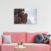 Toile Rochers et nuages - "Rochers rouges" Colorado (Insitu(Salon))