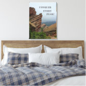 Toile Rochers Rouges Ascent : Conquérir Chaque Pic (Insitu(Chambre))