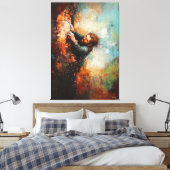 Toile Rock Climber Art - Abstrait Adventure Sports (Insitu(Chambre))