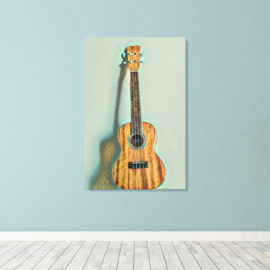Toile Rock guitariste (Insitu (Plancher de Bois))