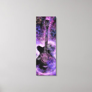 Toile Rock Music Guitar Canvas Print Purple - Peinture
