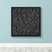 Toile Rock, papier, ciseaux (Insitu (Plancher de Bois))