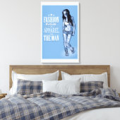 Toile Rock & Roll Queen Stretted Canvas Print (Insitu(Chambre))